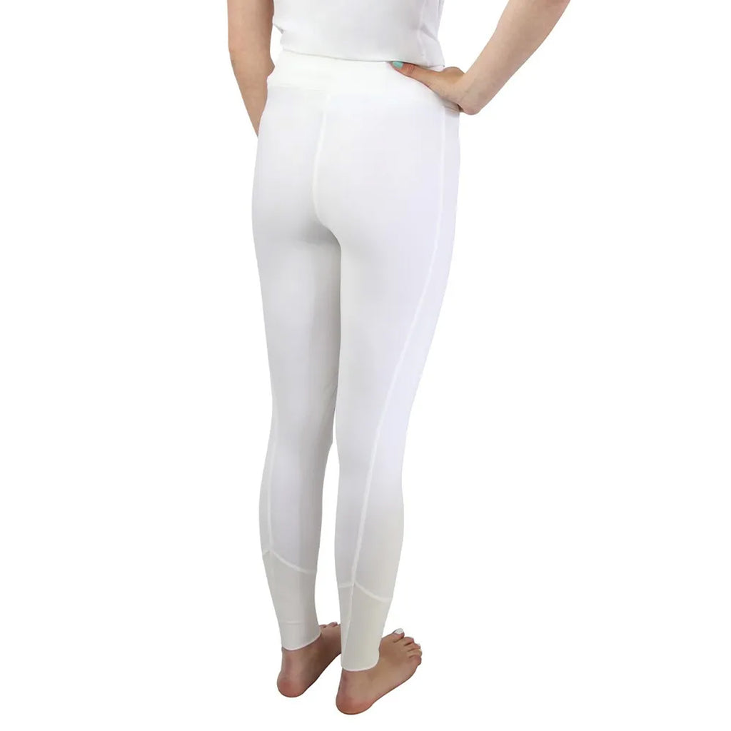 Hy Equestrian Children's Selah Competition Riding Tights - White