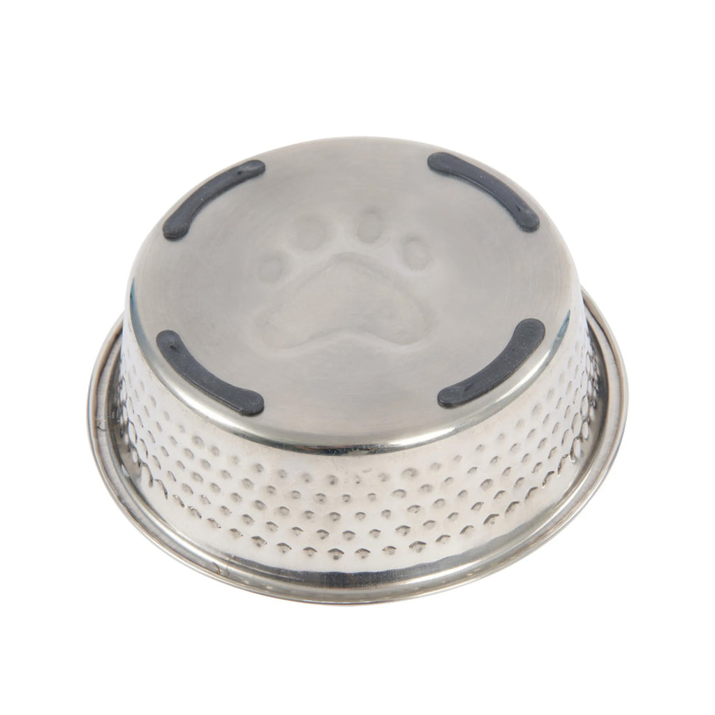 WeatherBeeta Non-Slip Stainless Steel Shade Dog Bowl - Magenta