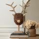 Voyage Stag Head Wooden Sculpture