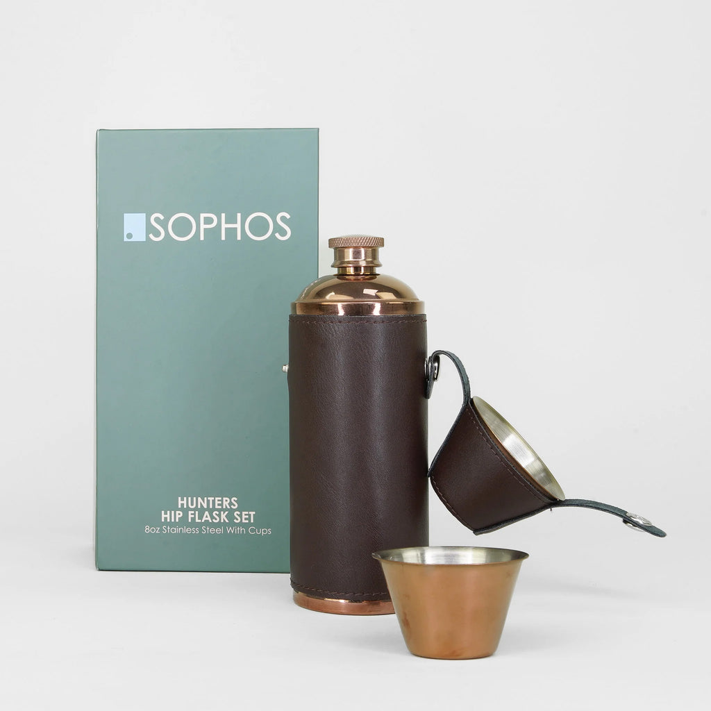 Sophos 8oz Copper Hunters Flask