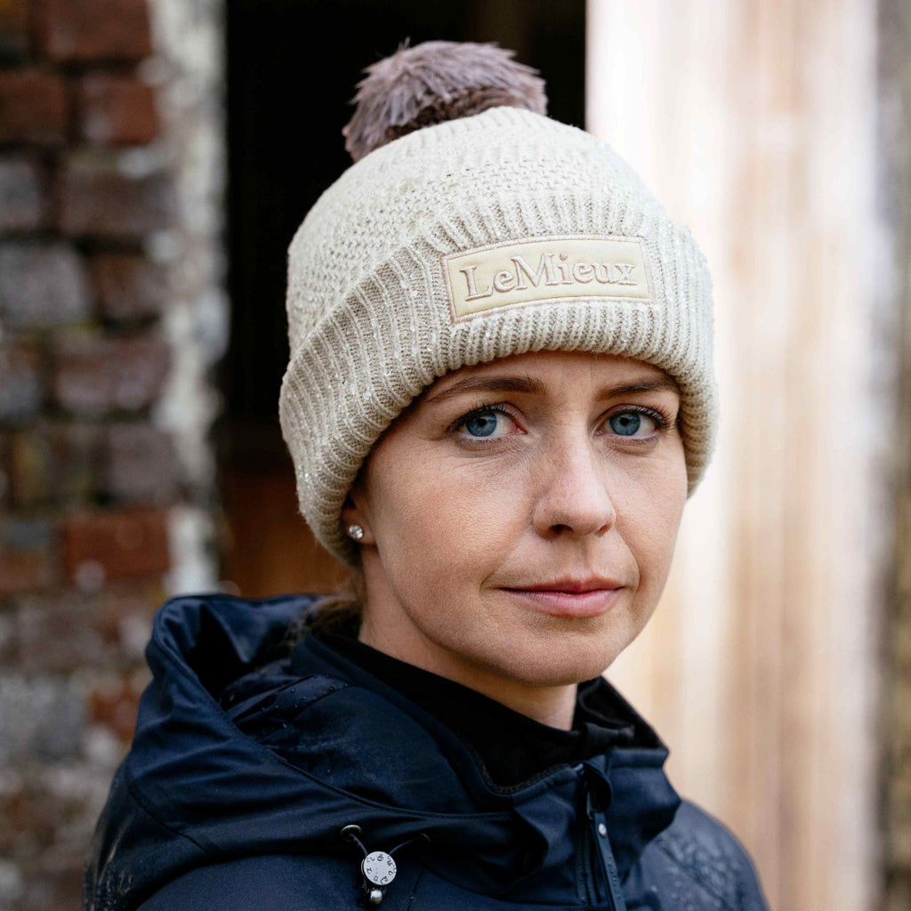 LeMieux x Sealskinz Waterproof Beanie - Stone