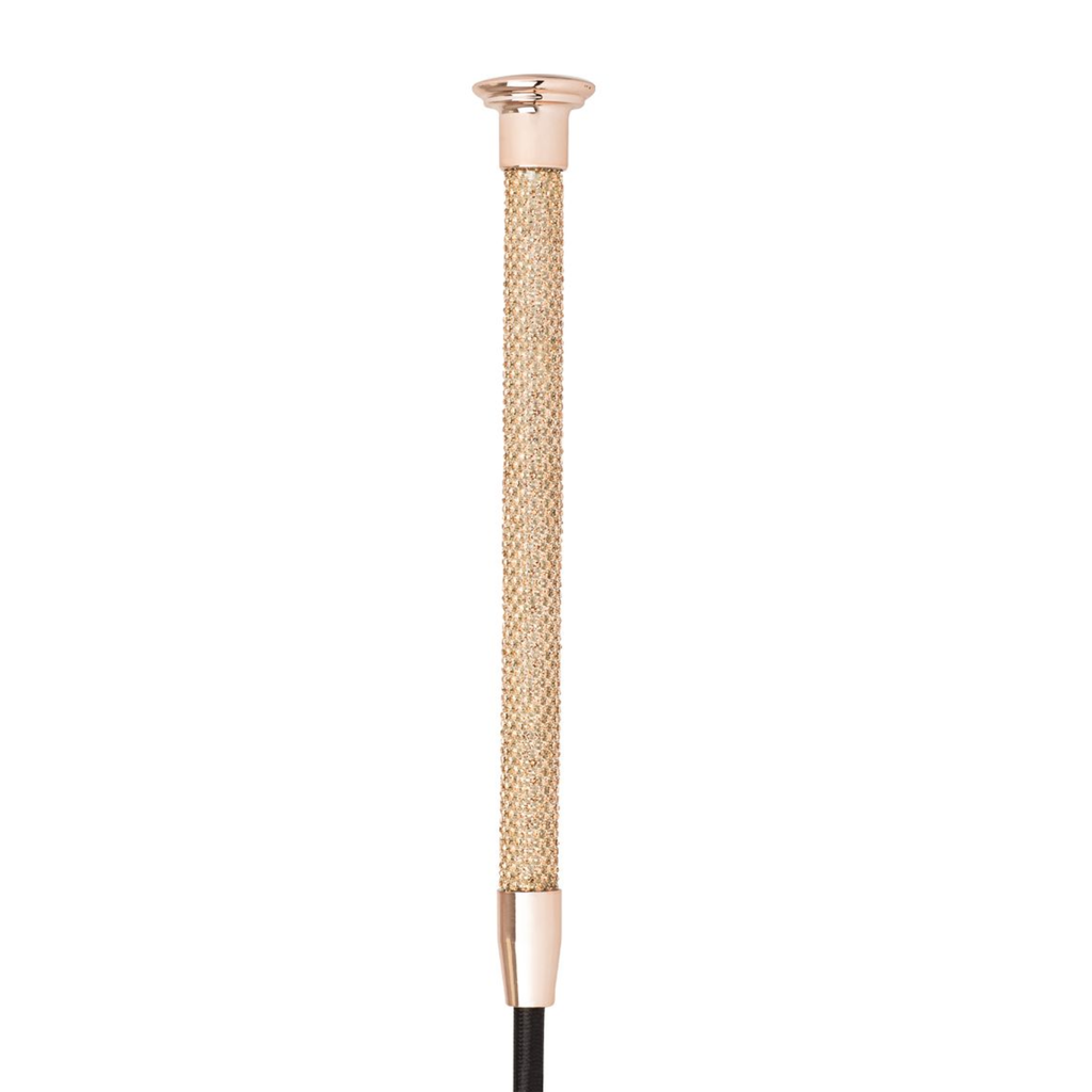 Woof Wear Glitz Dressage Whip - Rose Gold