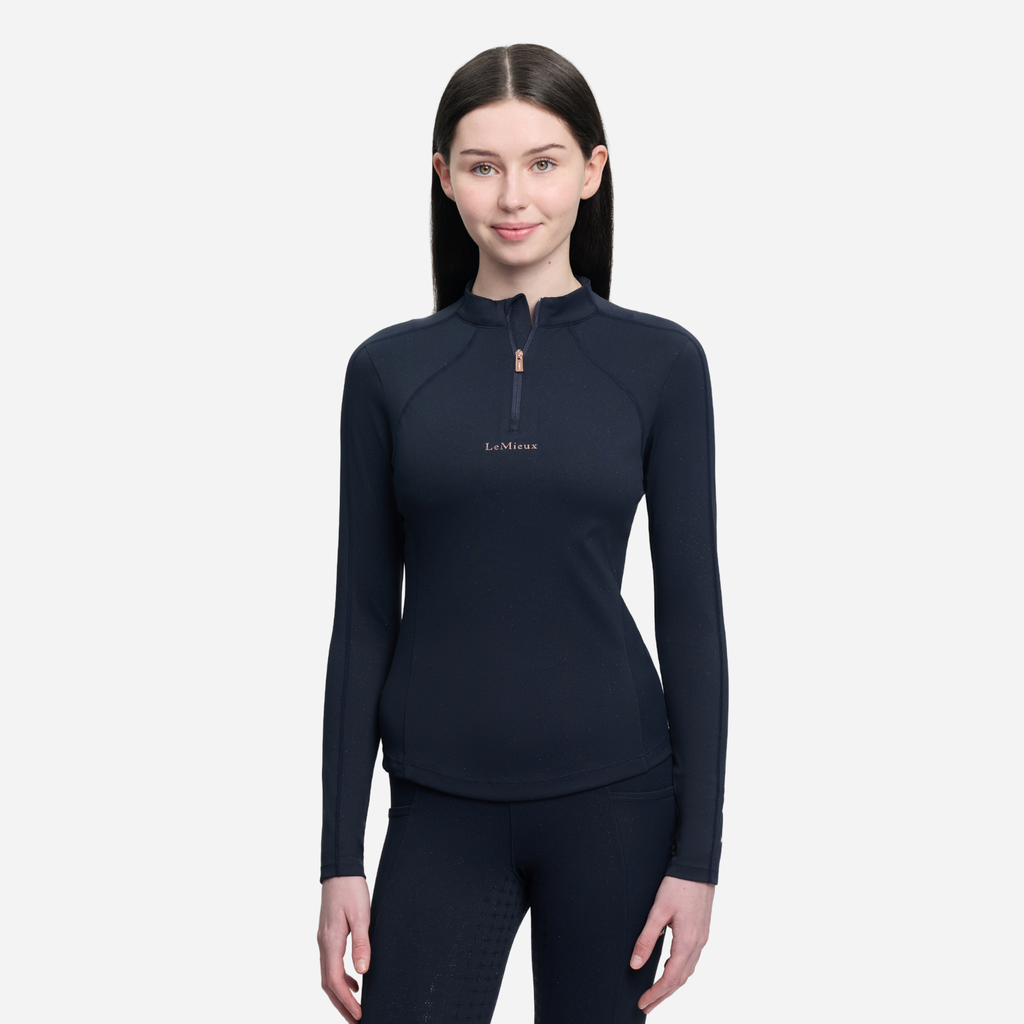 LeMieux Young Rider Sparkle Base Layer - Navy