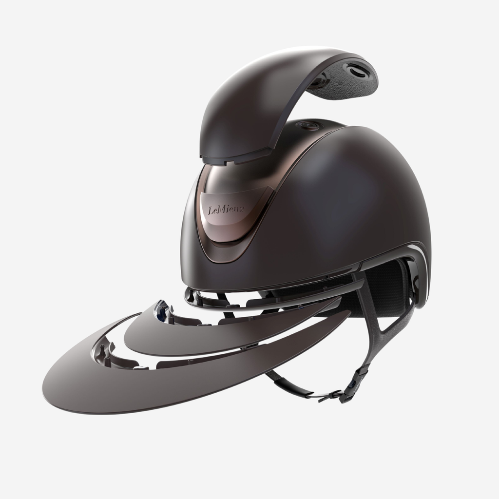 LeMieux Verv Competition Helmet Matte - Brown