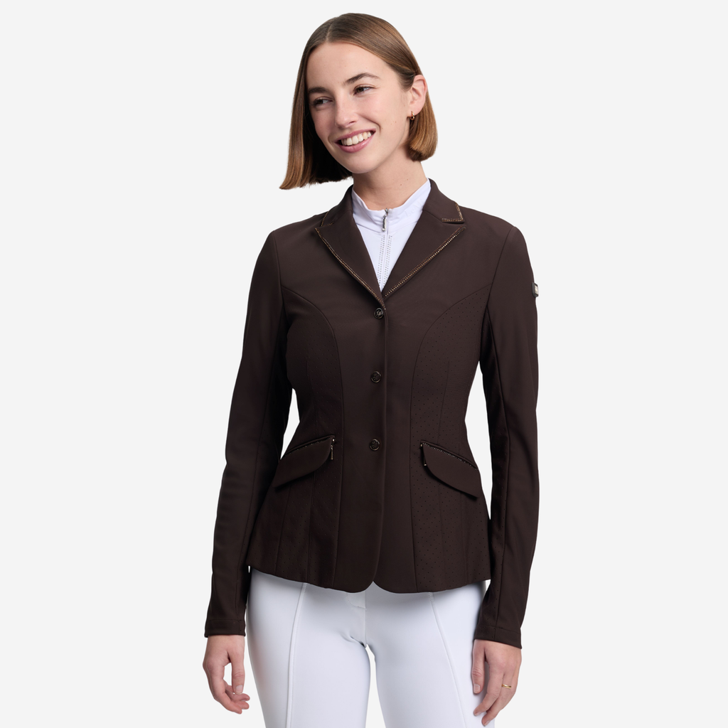 LeMieux Ladies Brilliance Diana Show Jacket - Espresso
