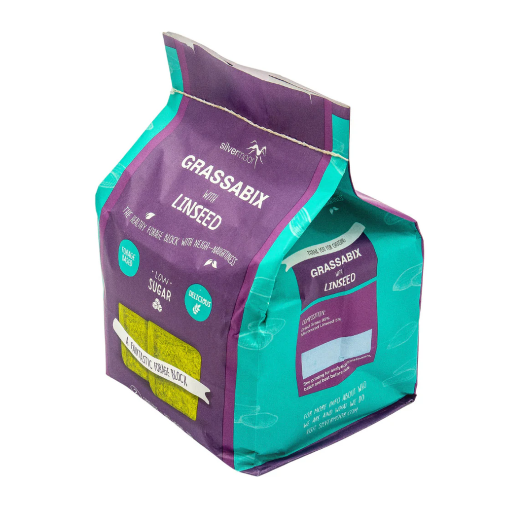Silvermoor Grassabix with Linseed - 2 Pack