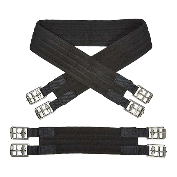 Elico Essentials Padded Web Girth - Black