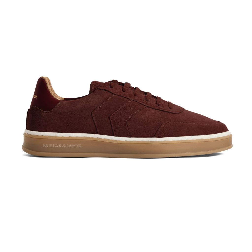 Fairfax & Favour Ladies Kendrick Trainer - Port Suede