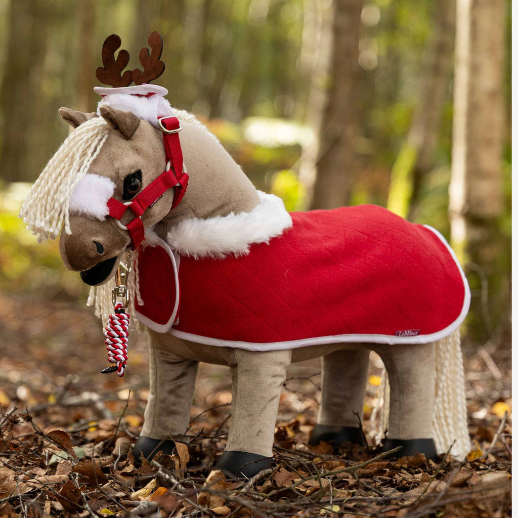 LeMieux Toy Pony Christmas Rug Set - Red
