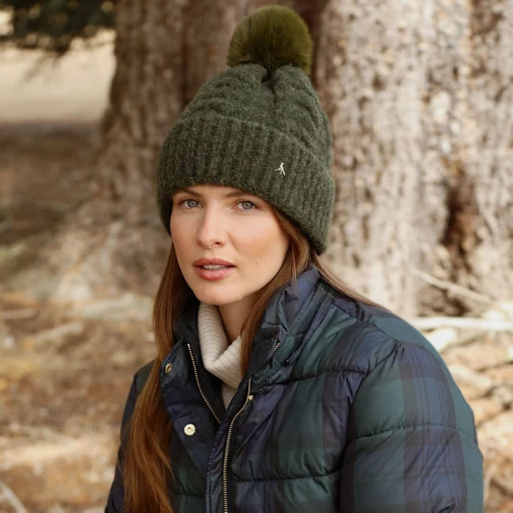 Hicks and Brown The Langham Beanie - Moss
