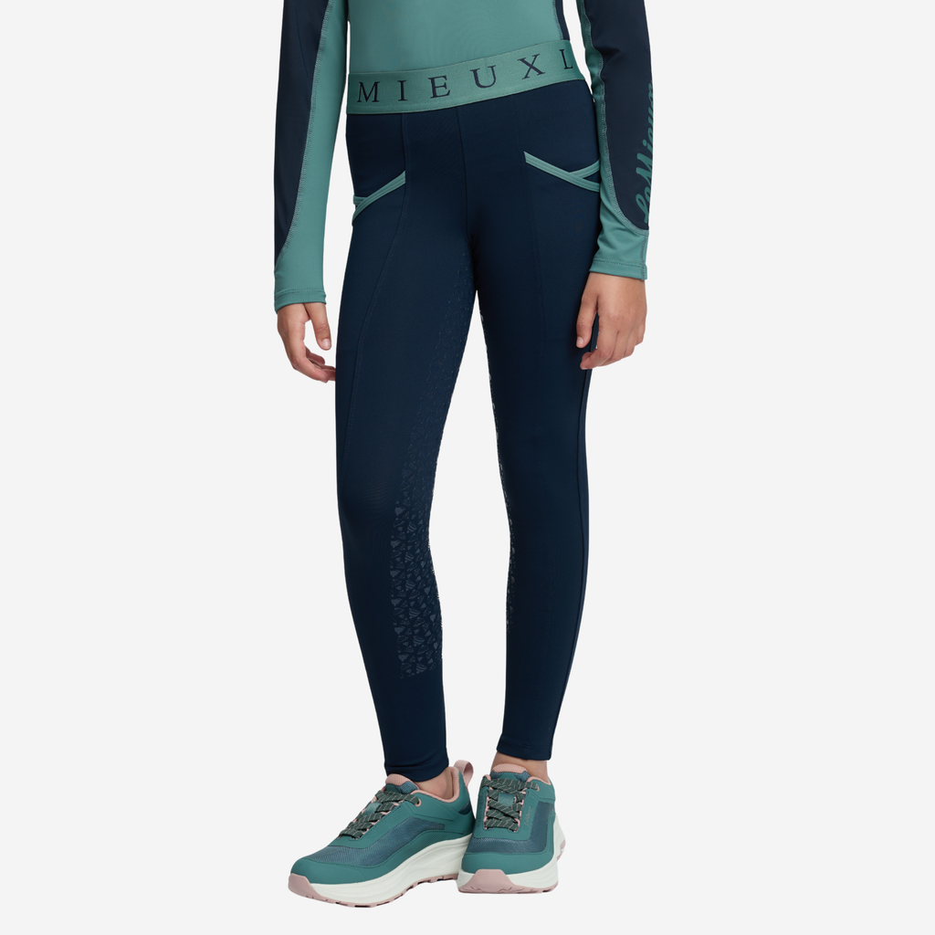 LeMieux Mini Pull Ons - Navy/Aloe