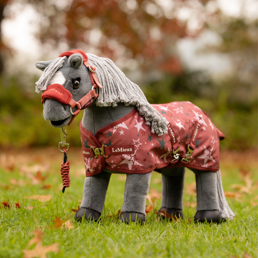 LeMieux Toy Pony Printed Turnout Rug - Spiced Earth