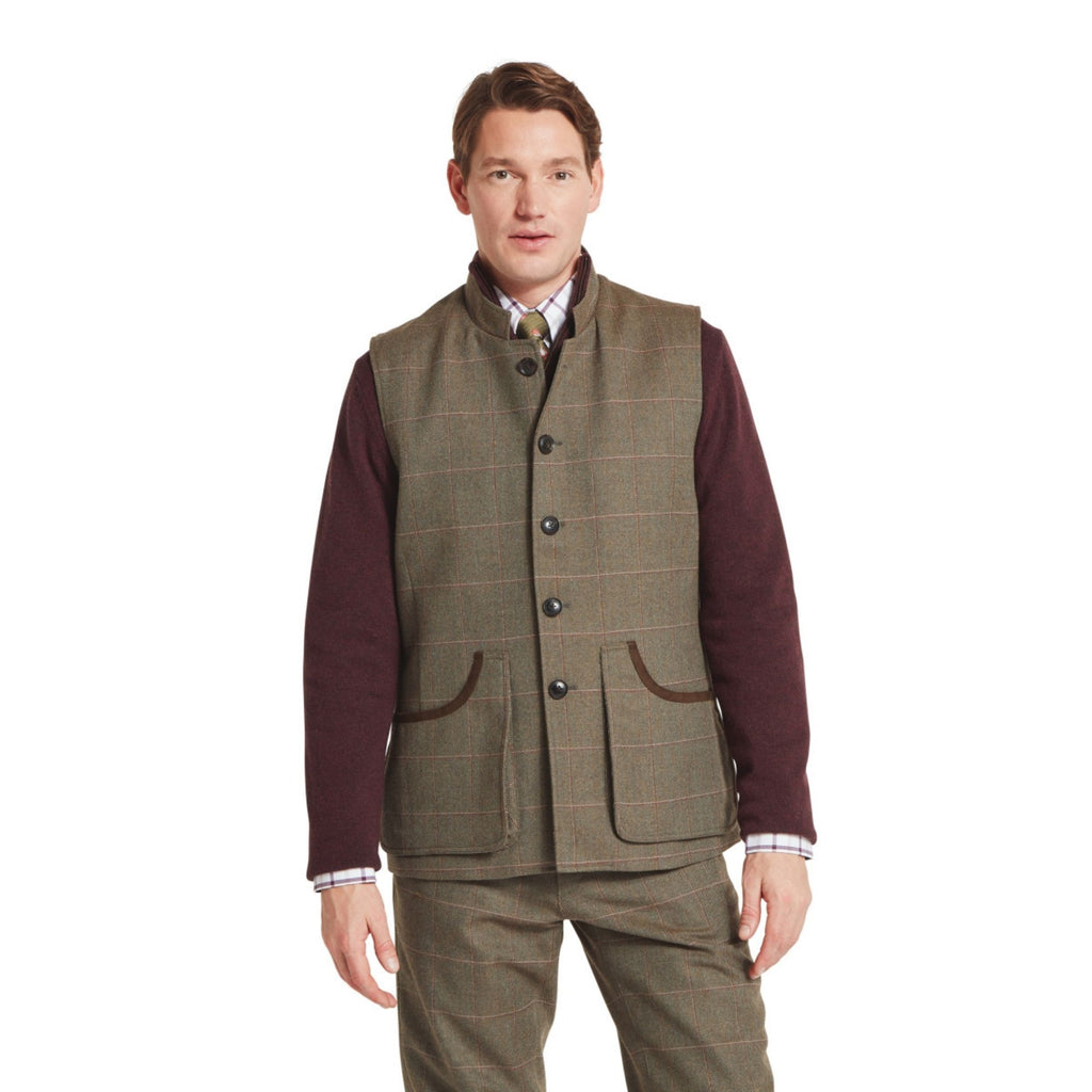 Schoffel Mens Holcot Tweed Waistcoat - Lochlane Tweed