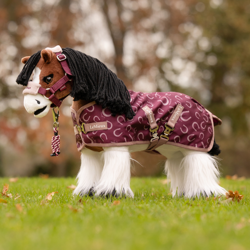 LeMieux Toy Pony Printed Ripstop Rug - Blackberry