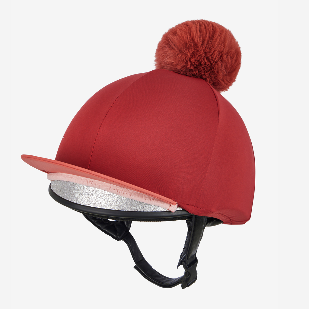 LeMieux Classique Pom Hat Silk - Russet