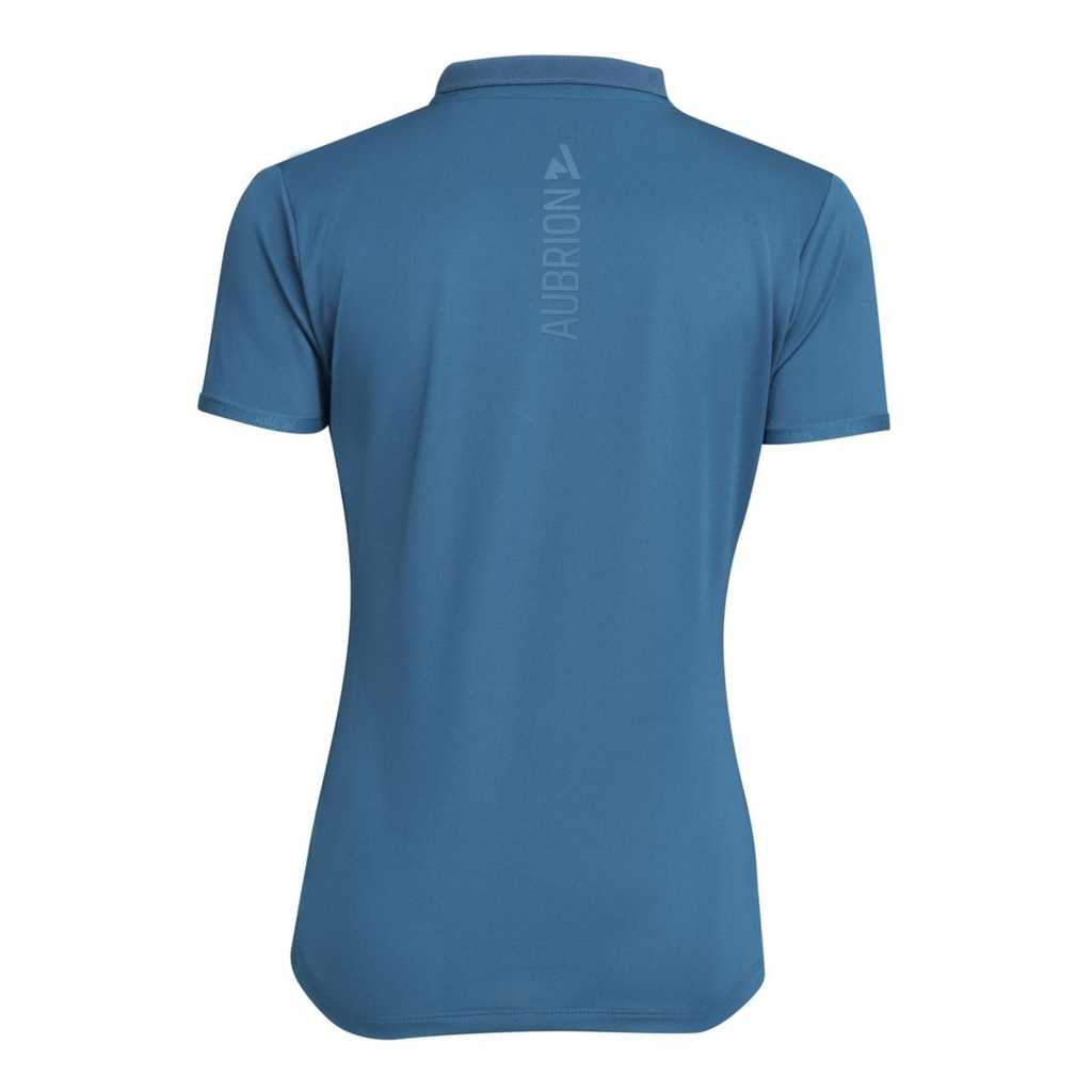 Aubrion React Young Rider Tech Polo -  Kingfisher