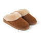 Fairfax & Favour Ladies Glencoe Mule Slipper - Printed Tan Suede