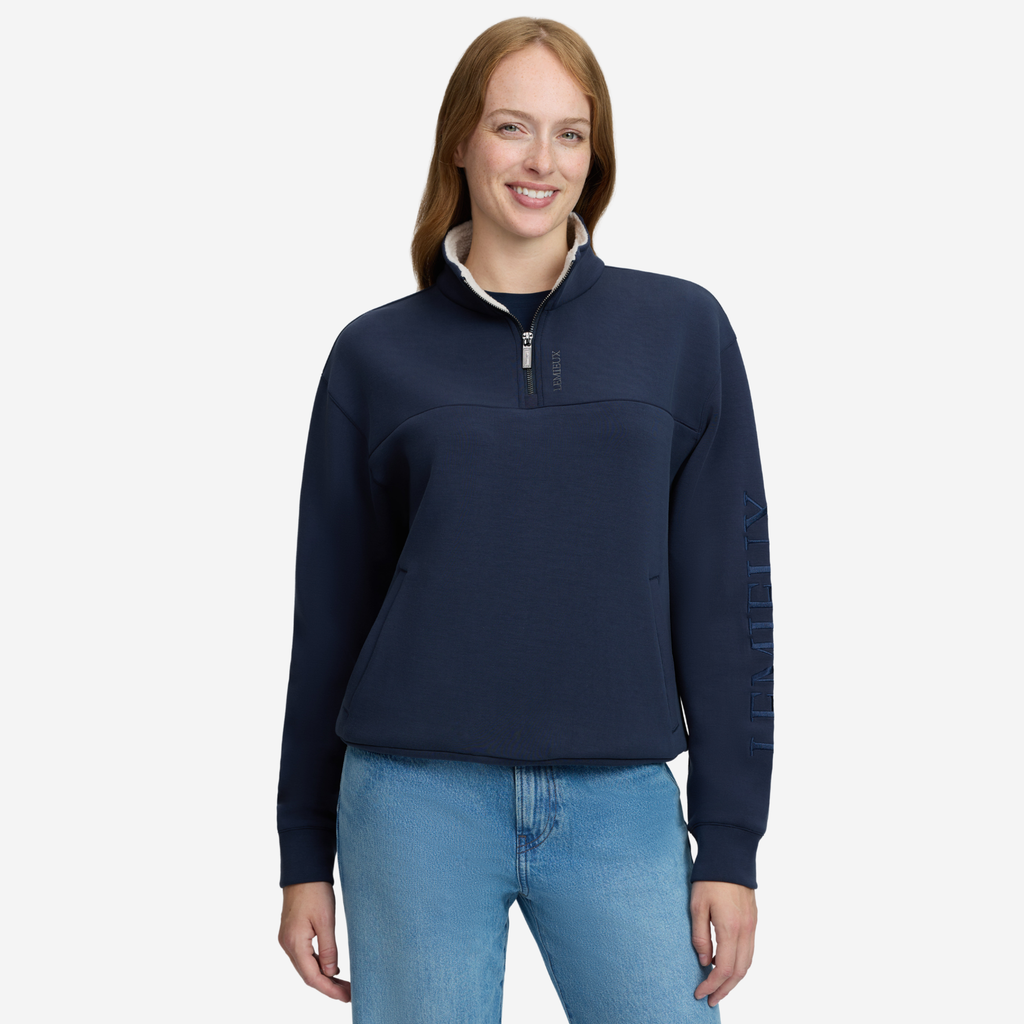 LeMieux Ladies Scarlet Quarter Zip Sweat - Navy