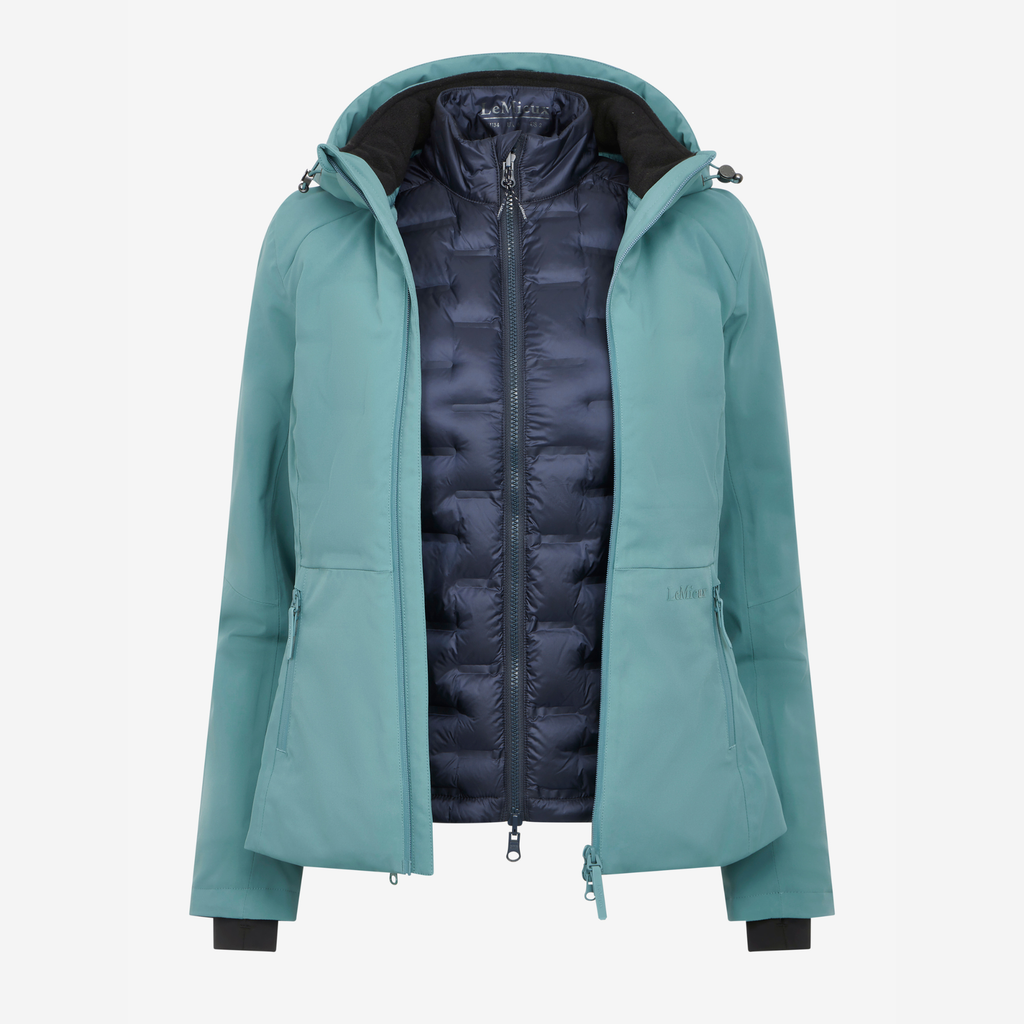 LeMieux Ladies Brooke 3 in 1 Waterproof Hybrid Jacket - Aloe