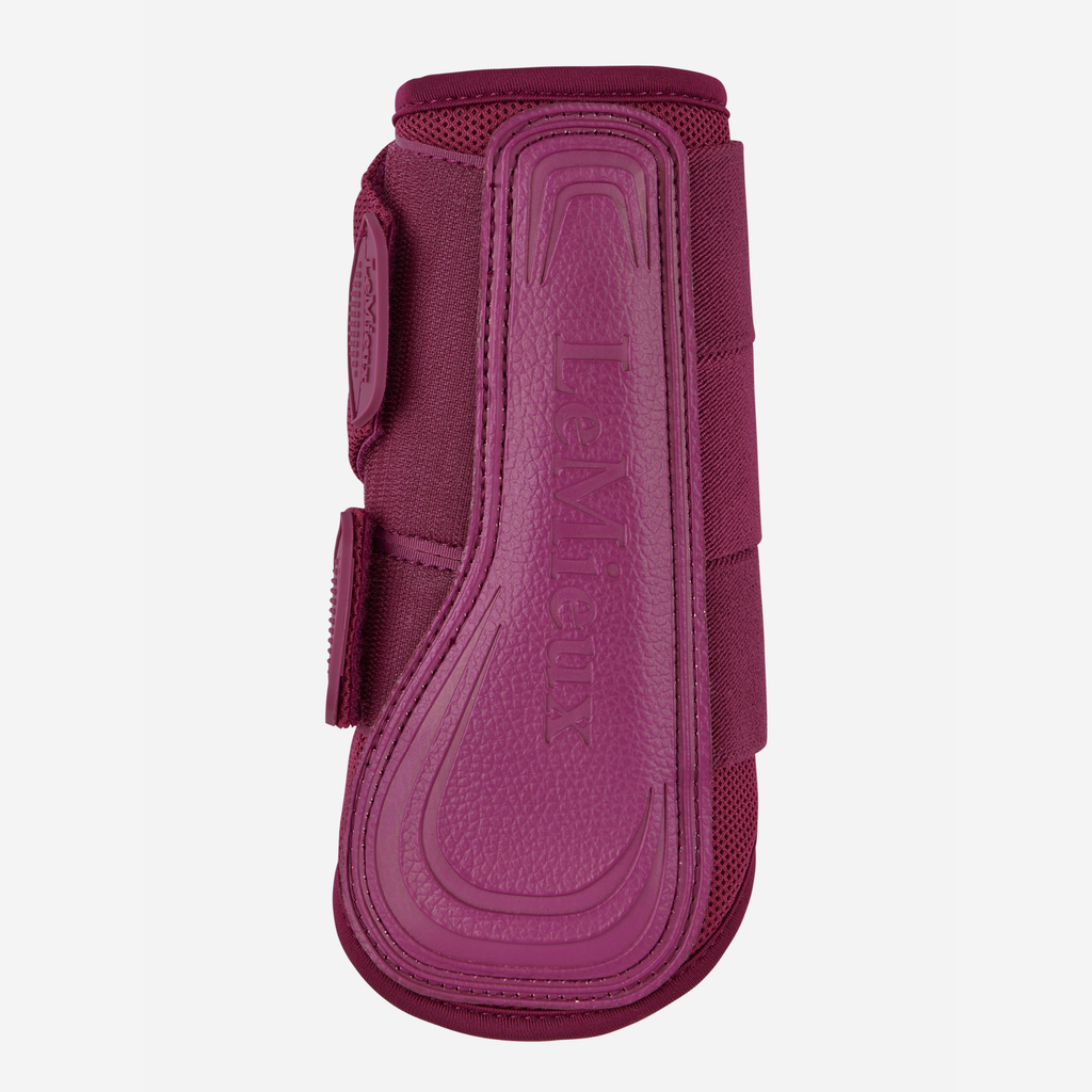 LeMieux Arika Mesh Brushing Boots - Blackberry