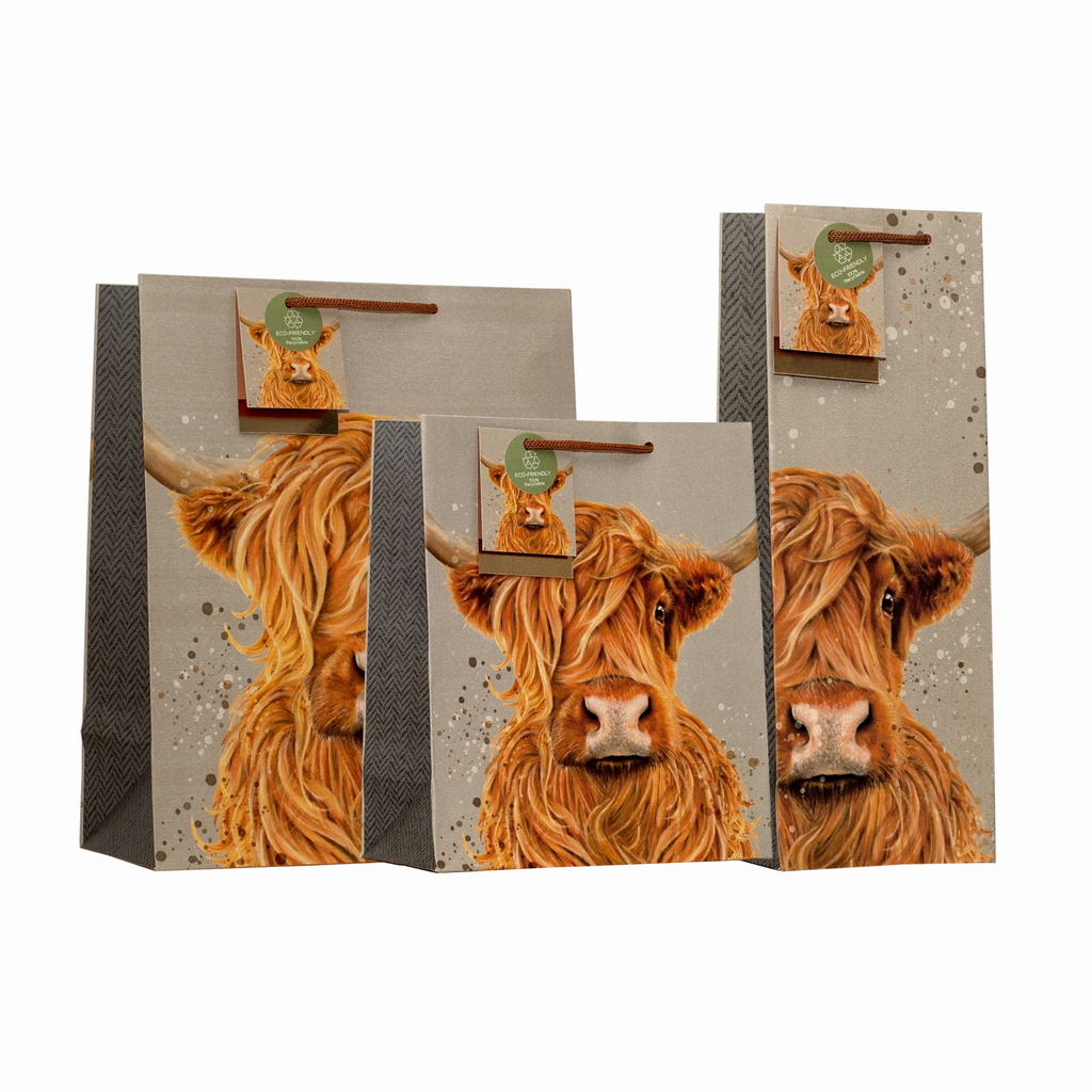 Highland Cow Gift Bag