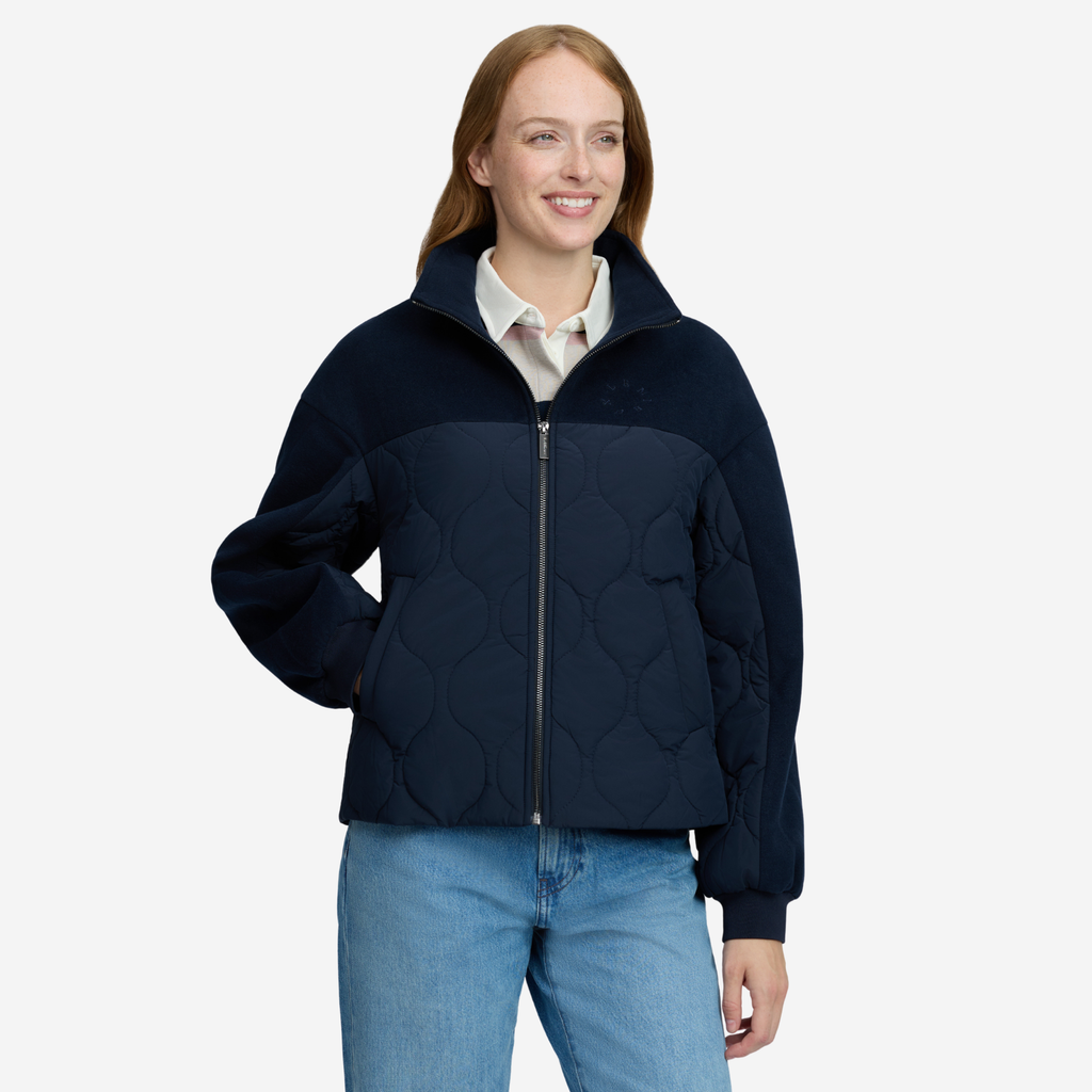 LeMieux Ladies Chloe Bomber Jacket - Navy