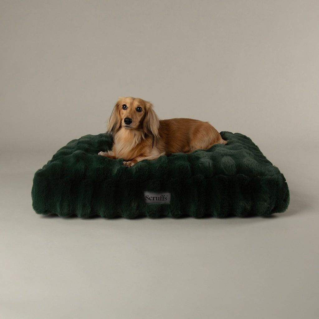 Scruffs Festive Fur Mattress - Green