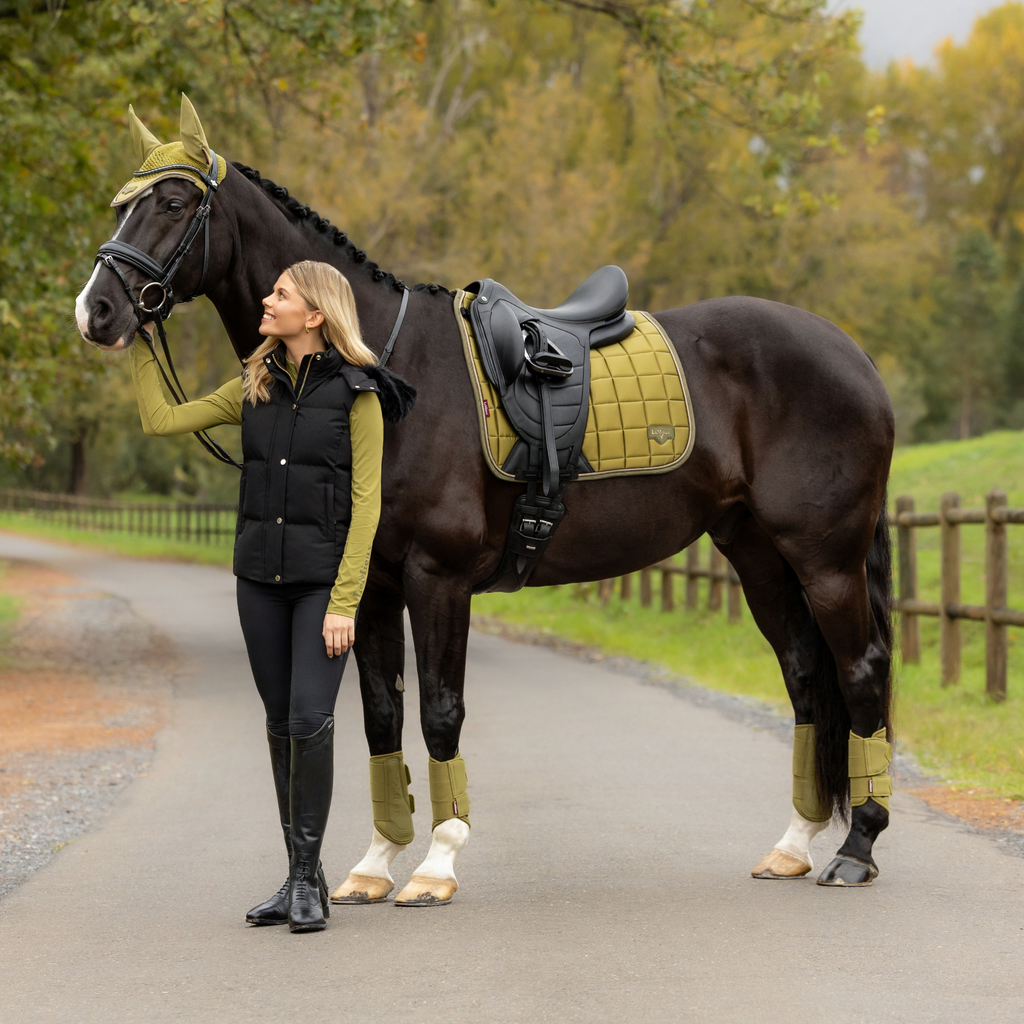 LeMieux Loire Classic Dressage Square - Gooseberry