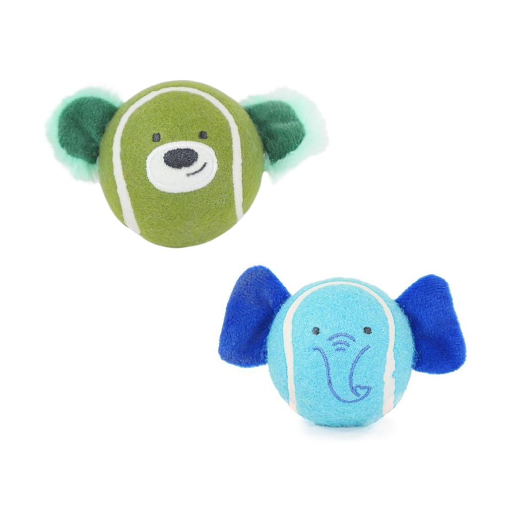 Battersea Rubber Ball Animals 2 Pieces