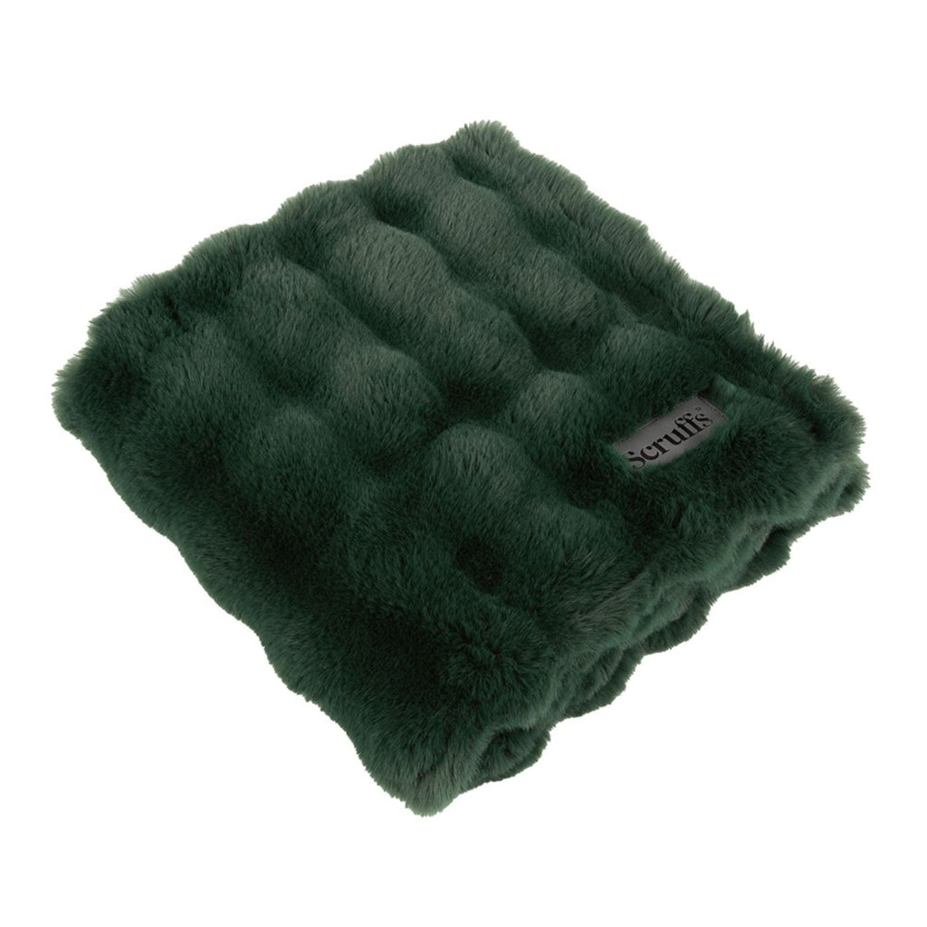 Scruffs Festive Fur Blanket - Green