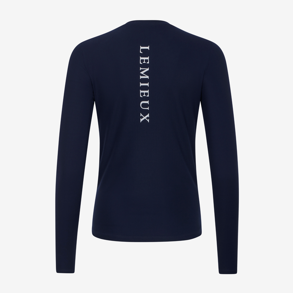 LeMieux Ladies Long Sleeve Sports Tee - Navy