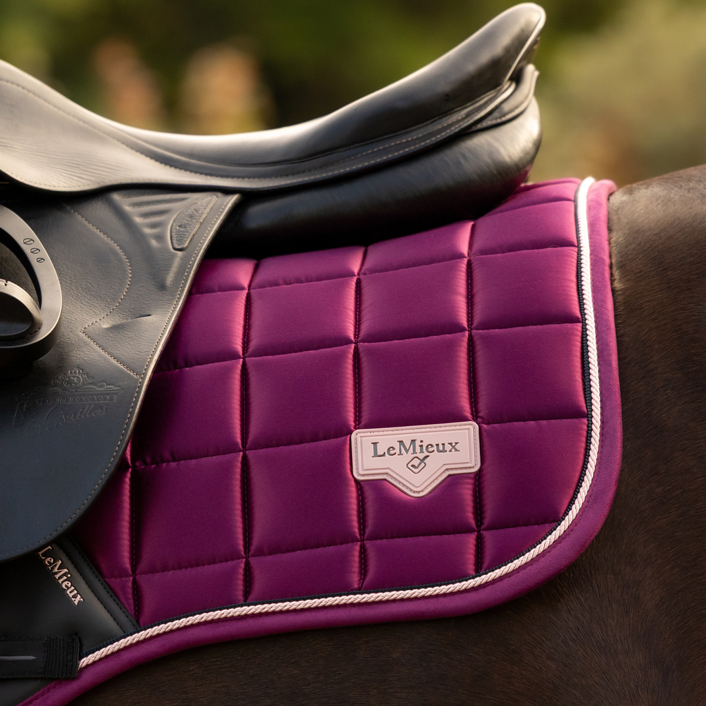 LeMieux Loire Classic Close Contact Square - Blackberry