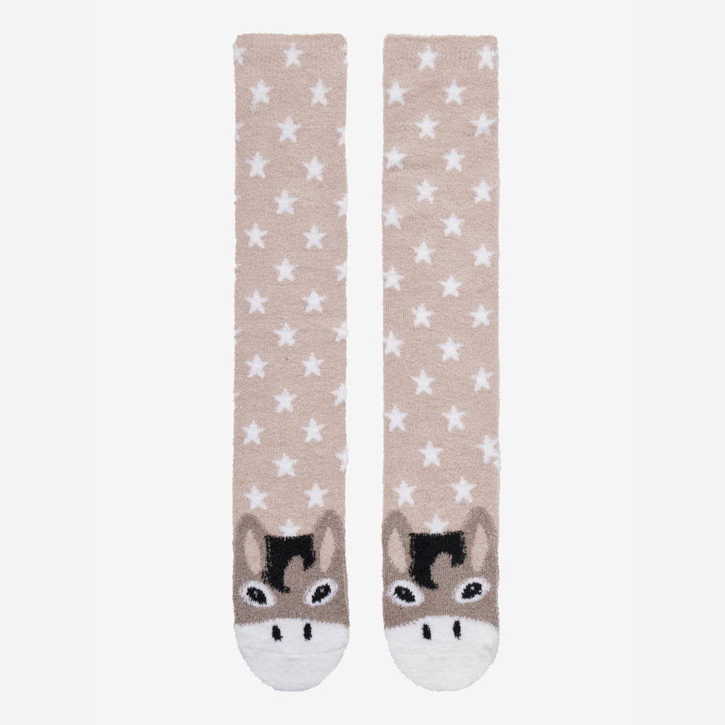 LeMieux Fluffy Character Socks - Donkey