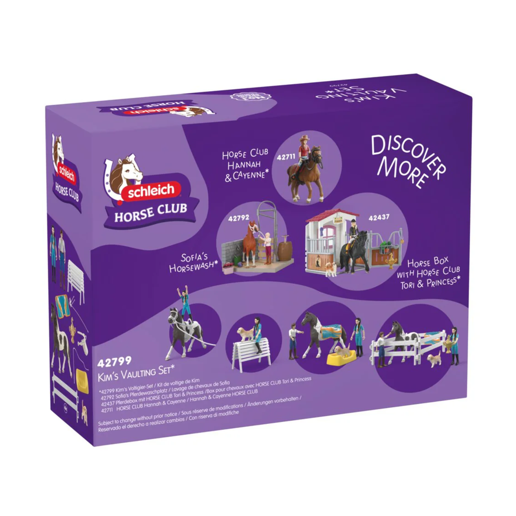 Schleich Kim's Vaulting Set
