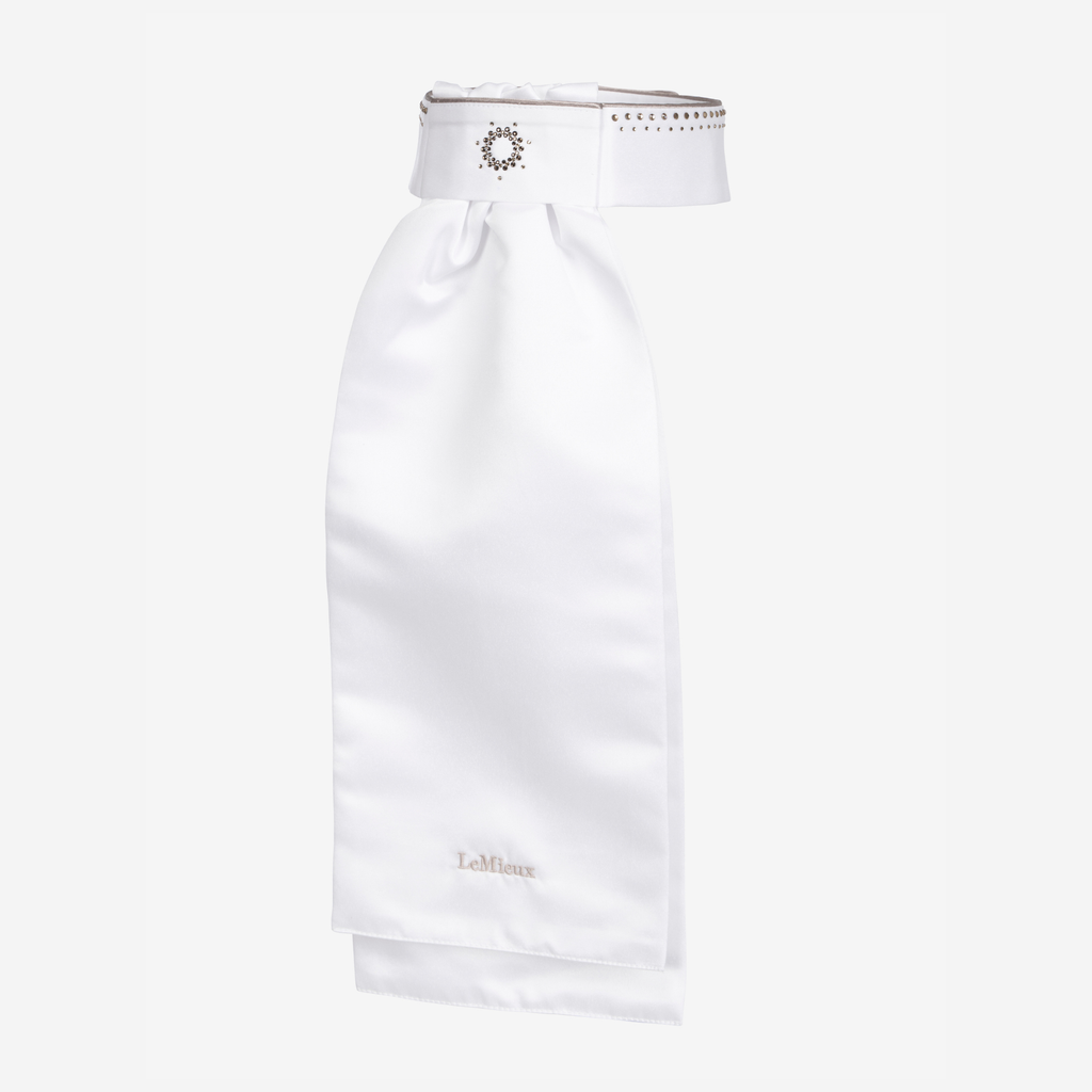 LeMieux Brilliance Stock - White/Espresso