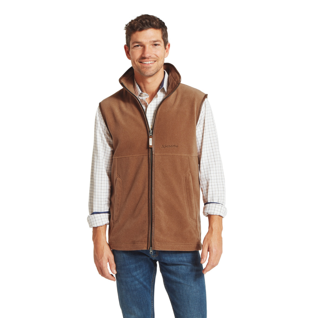 Schoffel Men's Oakham Fleece Gilet - Toffee