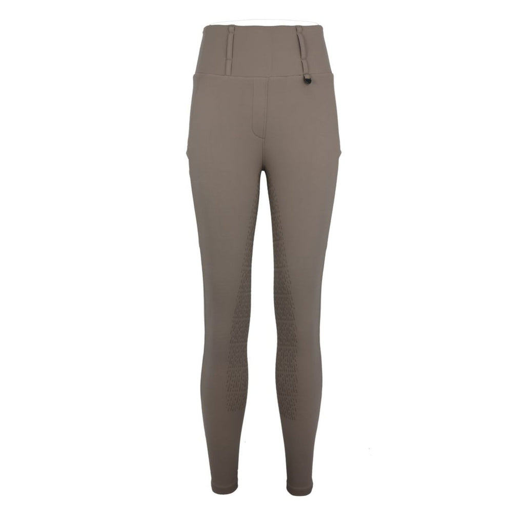 Woof Wear Ladies Full Seat All Season Riding Tights - Stone