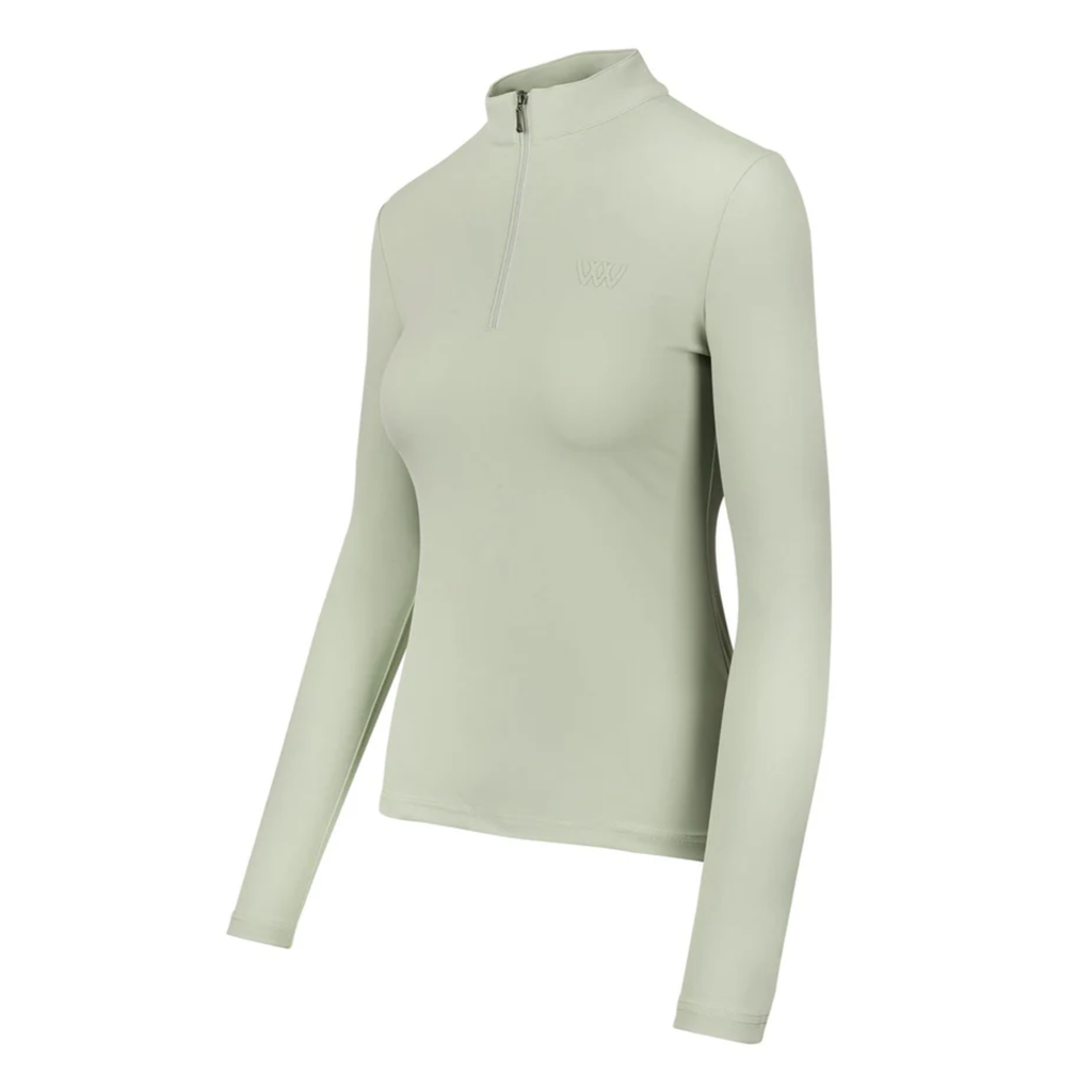 Woof Wear Ladies Long Sleeve Tech Riding Shirt - Sage
