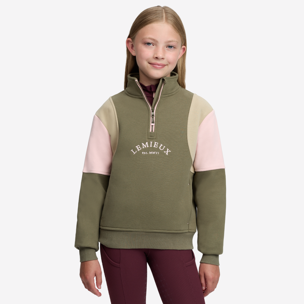 LeMieux Young Rider Viola 1/4 Sweat - Willow Green