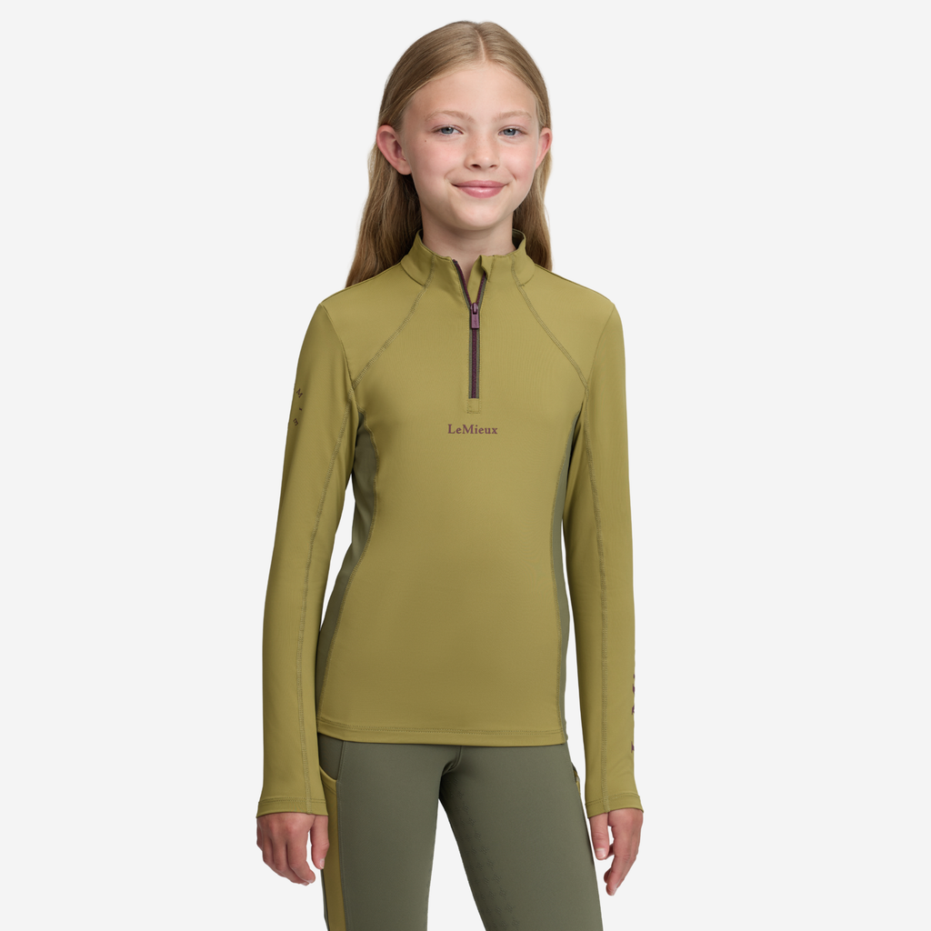 LeMieux Young Rider Classique Base Layer - Gooseberry