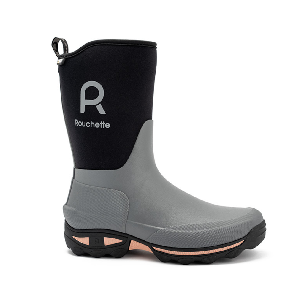 Rouchette Clean Garden Half Boot - Grey