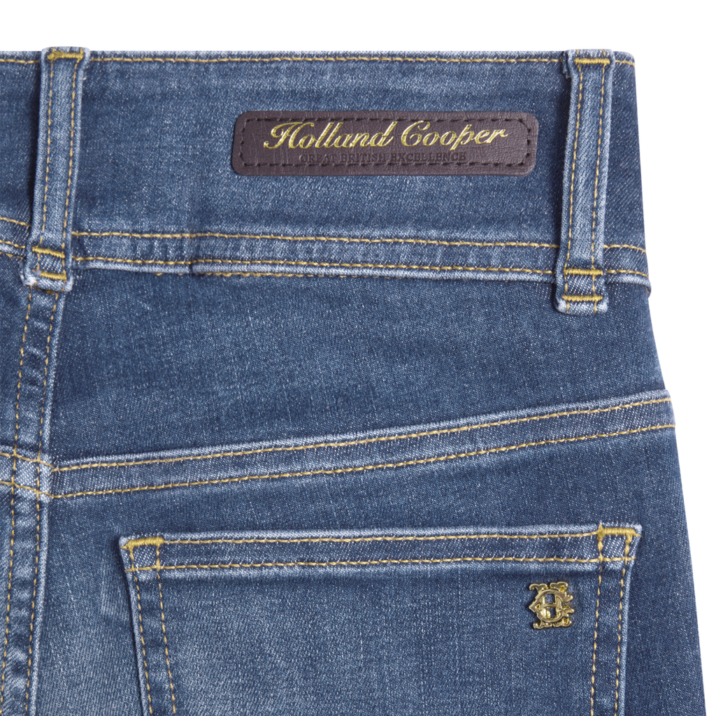 Holland Cooper Ladies Contour Skinny Jean - Aged Indigo
