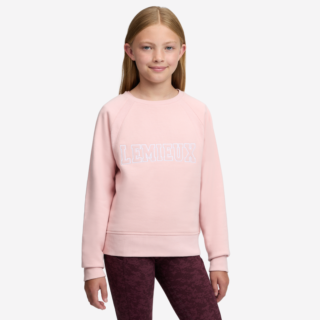 LeMieux Young Rider Shay Varsity Crew - Petal