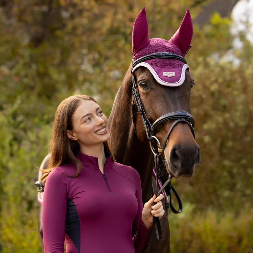 LeMieux Loire Fly Hood - Blackberry