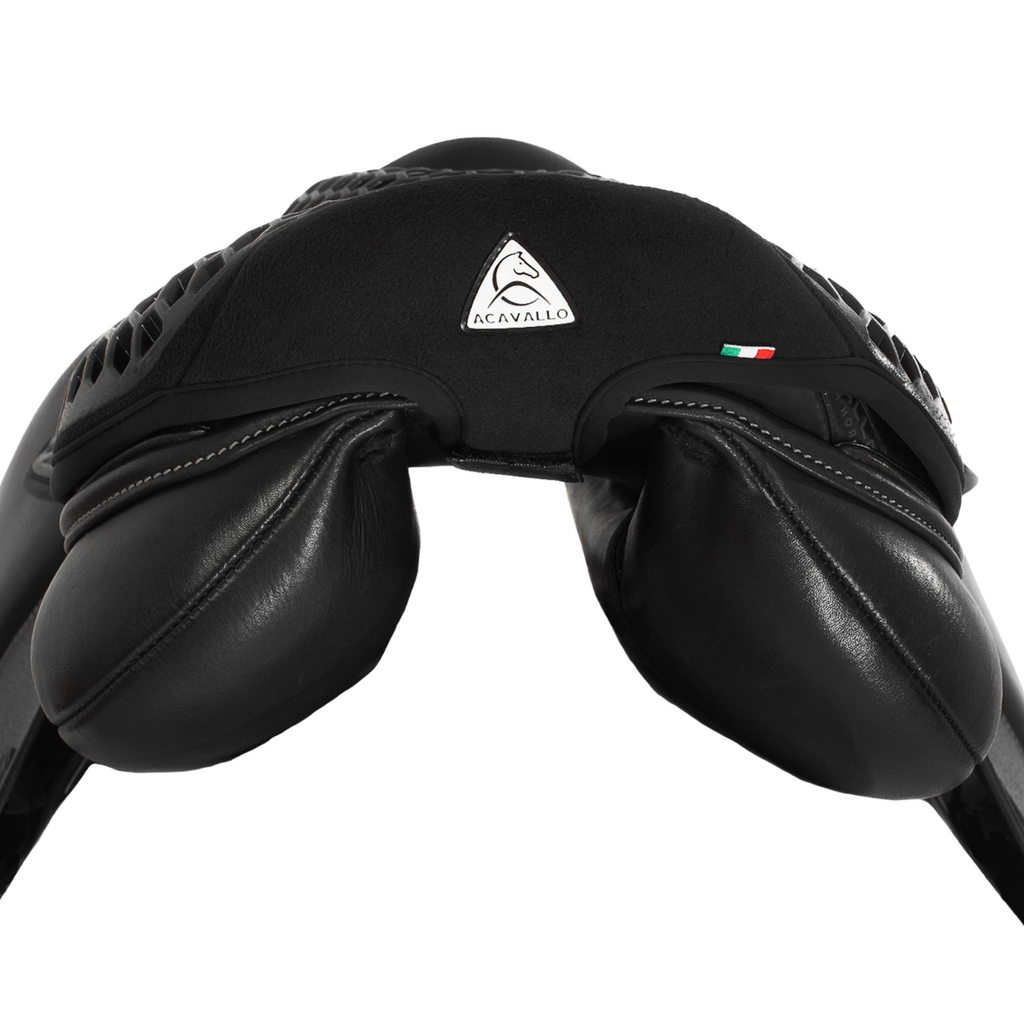 Acavallo Ortho-Pubis Gel Out Jumping Seat Saver 20mm - Black