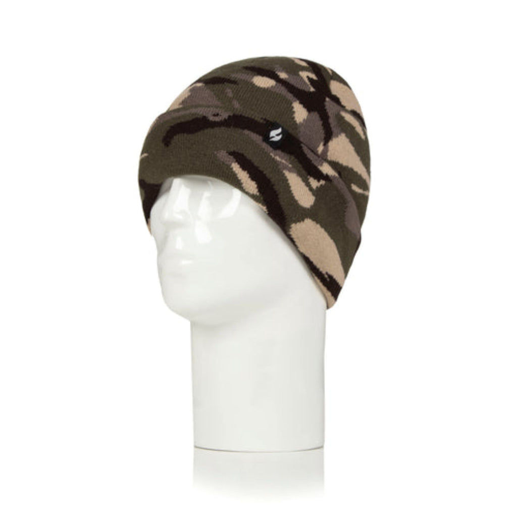 Heat Holders Mens Aspen Turnover Hat - Camo