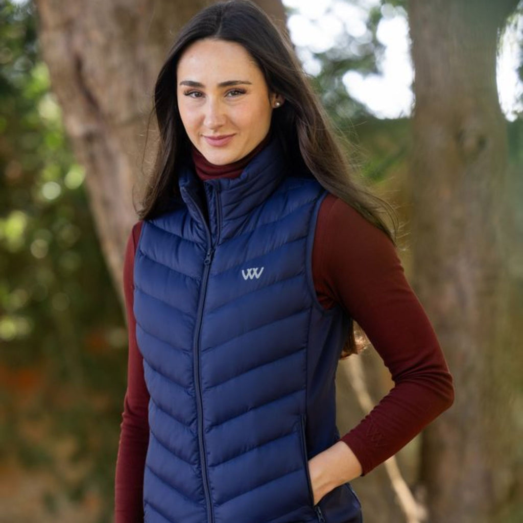 Woof Wear Ladies Heated Gilet - Navy