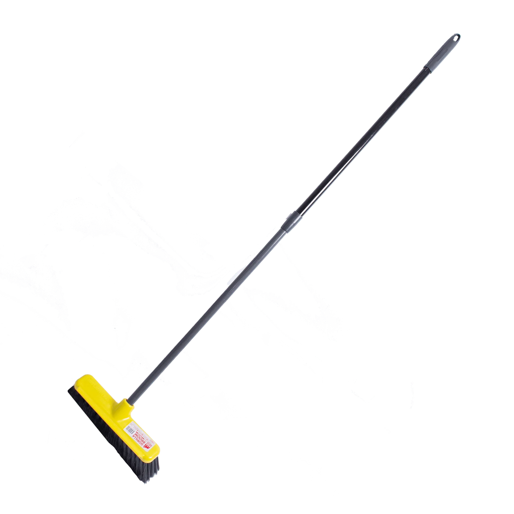 Red Gorilla Soft Bristle 30cm Brush with Telescopic Handle - Yellow
