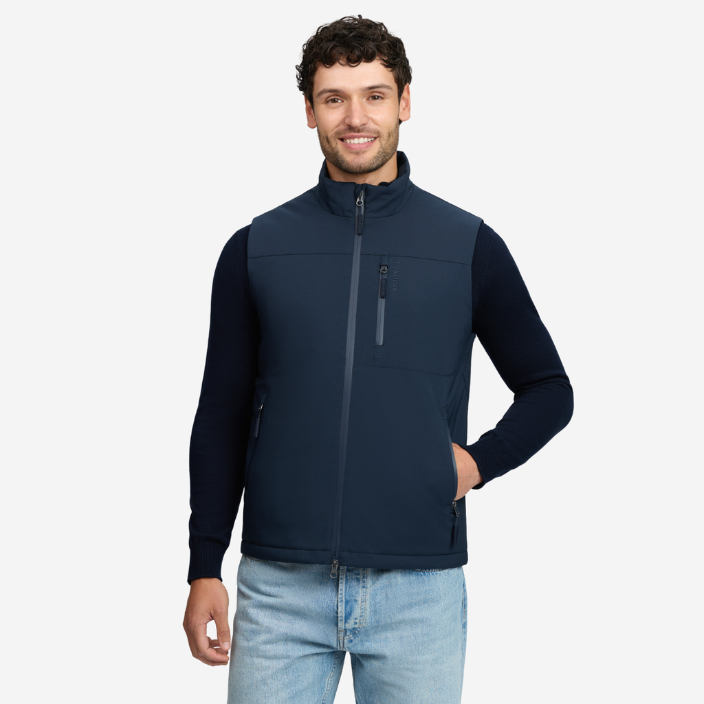 LeMieux Mens Midweight Insulated Gilet - Navy