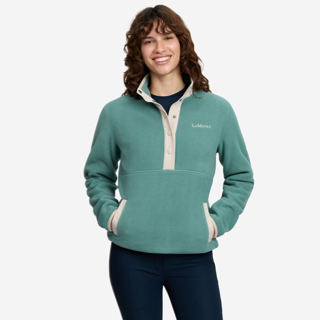 LeMieux Ladies Piper Popper Fleece - Aloe